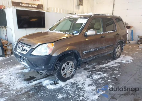 2002 Honda Cr-V Ex из США, поврежденный, VIN SHSRD788X2U002818